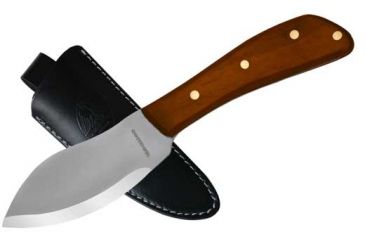 Image of Condor Tool and Knife Nessmuk Knife, Wood Handle, Black Blade CTK230-4HC