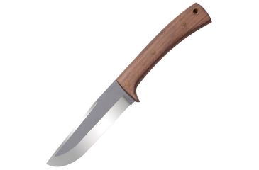 Image of Condor Tool and Knife Stratos Knife, Hardwood Handle, Plain, Leather Sheath CTK229-5HC