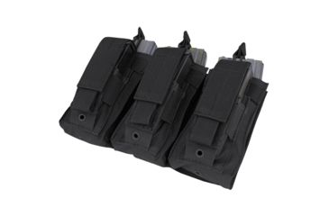 Image of Condor Outdoor Triple Kangaroo Mag Pouch, Black, MA55-002