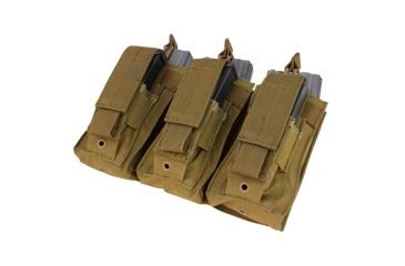 Image of Condor Outdoor Triple Kangaroo Mag Pouch, Coyote Brown, MA55-498