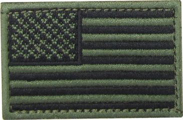Image of Condor Outdoor US Flag Patch 6 Pcs/Pack, 1, Olive Drab, 230-001