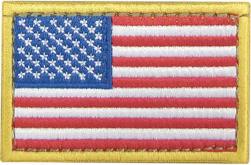 Image of Condor Outdoor US Flag Patch 6 Pcs/Pack, 4, Red/White/Blue, 230-004