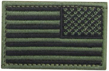 Image of Condor Outdoor US Flag Patch 6 Pcs/Pack, R1, Olive Drab, 230-001R