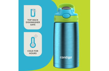 Image of Contigo Asclnbl Bottle, 13 oz, Blue Raspberry Cool Lime, 13, CTSSASCLN2513-6