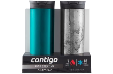 Image of Contigo Huron 2.0 2 Pack, 20 oz, Spirulina Concrete, 20, CTSSHURON2020-2