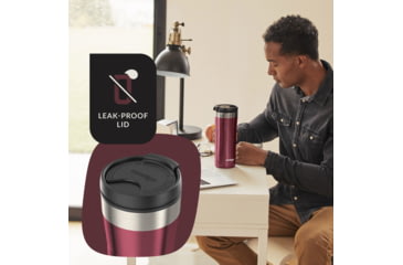 Image of Contigo Uptown Stainless Steel Dualsip Tumbler, 24 oz, Choco Truf, 24, CTSSDUALSIP24-1