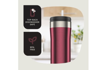 Image of Contigo Uptown Stainless Steel Dualsip Tumbler, 24 oz, Choco Truf, 24, CTSSDUALSIP24-1