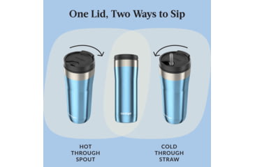 Image of Contigo Uptown Stainless Steel Dualsip Tumbler, 24 oz, Dark Ice, 24, CTSSDUALSIP24-2