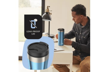 Image of Contigo Uptown Stainless Steel Dualsip Tumbler, 24 oz, Dark Ice, 24, CTSSDUALSIP24-2