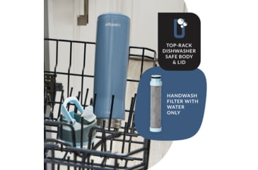 Image of Contigo Wells Chill w/Extra Filter, 24 oz, Dark Ice, 24, CTSSWELLSFL24