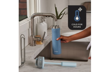 Image of Contigo Wells Chill w/Extra Filter, 24 oz, Dark Ice, 24, CTSSWELLSFL24