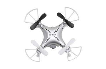 Image of CONTIXO App Controlled Mini RC Quadcopter Drone w/ 720P HD WiFi Camera, Gyro and Gravity Sensor, Silver F3SIL