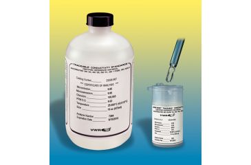 Image of VWR Conductivity Calibration Standards 4179 Single-Use, 100 Ml (3.4 oz.) Polyethylene Bottles (NIST/ISO 17025 Certificate)