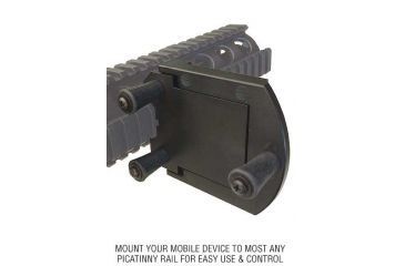 Image of Cell Phone Gun Mount for Picatinny Rail, Black