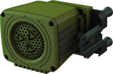 Image of Convergent Hunting Solutions Sidewinder Weapon Mounted Game Call, 3 x 3 x 4in