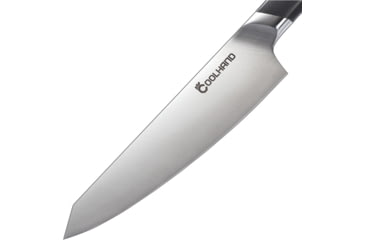 Image of Cool Hand G10 Fixed Blade Chef's Knife, 13in Overall, 8in Satin Finish 1.4116 Stainless Blade, Black G10 Handle, 7198GG10