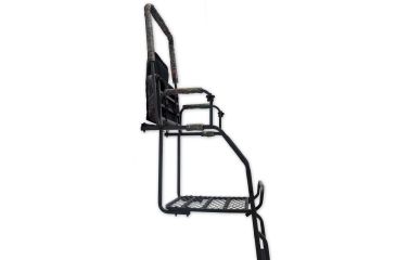 Image of Copper Ridge Outdoors 21 foot Deluxe Tree Stand w/Ladder, Black/Tree Camo 02-MKLS01-D21CR