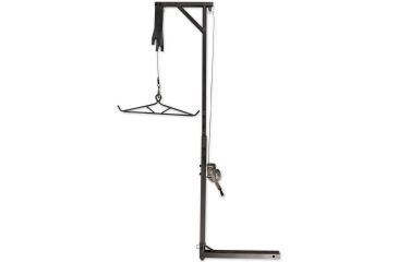 Image of Copper Ridge Outdoors Deluxe Grambrel Swivel Hitch Lift Game Hoist, Silver 02-RHOIST-001CR