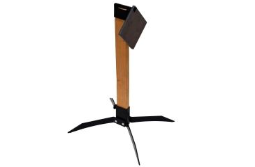 Image of Copper Ridge Outdoors Target Plate Topper w/AR500 Plate Hook for 2x4 Lumber, Black SH5028CR