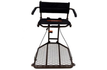 Image of Copper Ridge Outdoors Ultra Comfort Deluxe Hang On Tree Stand, Black HS2002CR