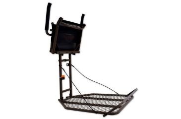Image of Copper Ridge Outdoors Ultra Comfort Deluxe Hang On Tree Stand, Black HS2002CR