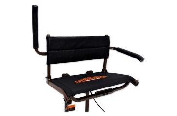 Image of Copper Ridge Outdoors Ultra Comfort Deluxe Hang On Tree Stand, Black HS2002CR