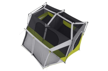 Image of Core Equipment 10 Person Instant Cabin Tent w/Screen Room, Green/Grey, 40036