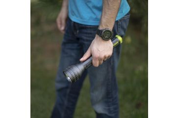Image of Core Equipment 1250 Lumen Multi-Color LED Flashlight, Gray, 11.3 x 1.5 x 2.6 in, 40012