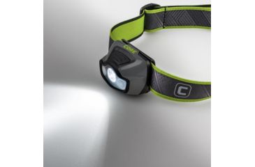 Image of Core Equipment Multi-Color Headlamp, 175 Lumen, Gray, 2.2 x 1.6 x 1.3 in, 40016