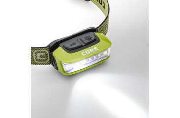 Image of Core Equipment Multi-Color Sport Headlamp, 100 Lumen, Gray, 2.5 x 1.7 x 1.3 in, 40049