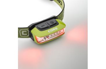 Image of Core Equipment Multi-Color Sport Headlamp, 100 Lumen, Gray, 2.5 x 1.7 x 1.3 in, 40049