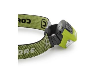 Image of Core Equipment Multi-Color Sport Headlamp, 100 Lumen, Gray, 2.5 x 1.7 x 1.3 in, 40049