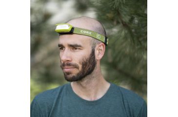 Image of Core Equipment Multi-Color Sport Headlamp, 100 Lumen, Gray, 2.5 x 1.7 x 1.3 in, 40049