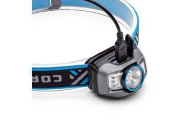 Image of Core Equipment Rechargeable Headlamp, 300 Lumen, Gray, 2.2 x 1.5 x 1.7 in, 40079