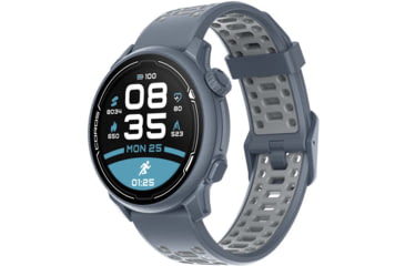 Image of COROS Pace 2 GPS Sport Watch w/ Silicone Band, Blue Steel, WPACE2-BLS