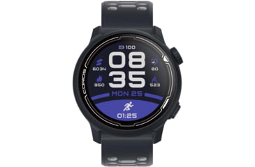 Image of COROS Pace 2 GPS Sport Watch w/ Silicone Band, Dark Navy, WPACE2-NVY