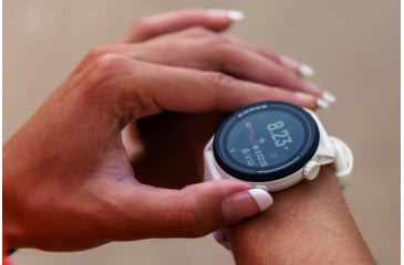 Image of COROS Pace 3 GPS w/ Silicone Band Sport Watch, White, WPACE3-WHT