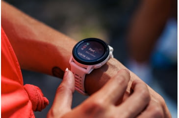 Image of COROS Pace 3 GPS w/ Silicone Band Sport Watch, White, WPACE3-WHT