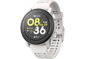Image of COROS Pace 3 GPS w/ Silicone Band Sport Watch, White, WPACE3-WHT