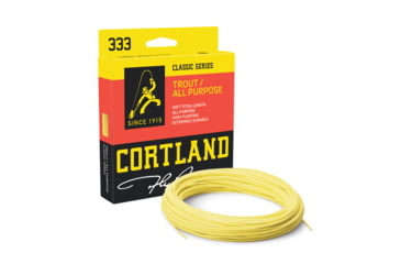 Image of Cortland Line 333 Fly Line Floating Trout / All-Purpose 90 Ft WF6F Yellow, 351486
