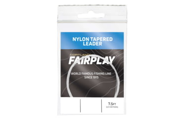Image of Cortland Line Fairplay Fly Leaders No Loop 7.5 Ft 5X 4.5lb Clear, 605060