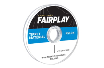 Image of Cortland Line Fairplay Nylon Tippet 27yd 1X-10lb Clear, 607699