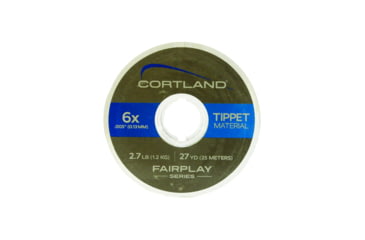 Image of Cortland Line Fairplay Nylon Tippet 27yd 4X-6lb Clear, 605404