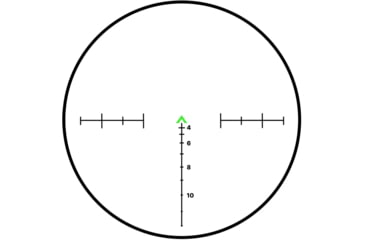 Image of Cosmic Tactical Saturn 4x32mm Tactical 32mm Tube Rifle Scope, Green Chevron Reticle, Black, S4x32BG-556