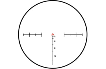 Image of Cosmic Tactical Saturn 4x32mm Tactical Rifle Scope, 32mm Tube, Prismatic, Chevron Reticle, Black, S4x32
