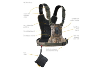 Image of Cotton Carrier CCS G3 Camera Harness 1, Camo, One Size, 686CAMO