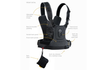 Image of Cotton Carrier CCS G3 Camera Harness 1, Grey, One Size, 686GREY