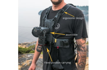 Image of Cotton Carrier CCS G3 Camera Harness 1, Grey, One Size, 686GREY