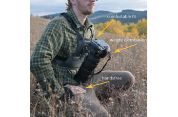 Image of Cotton Carrier CCS G3 Camera Harness 1, Grey, One Size, 686GREY