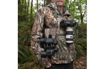 Image of Cotton Carrier CCS G3 Camera Harness For 1 Camera &amp; 1 Binocular, Camo, One Size, 944CAMO